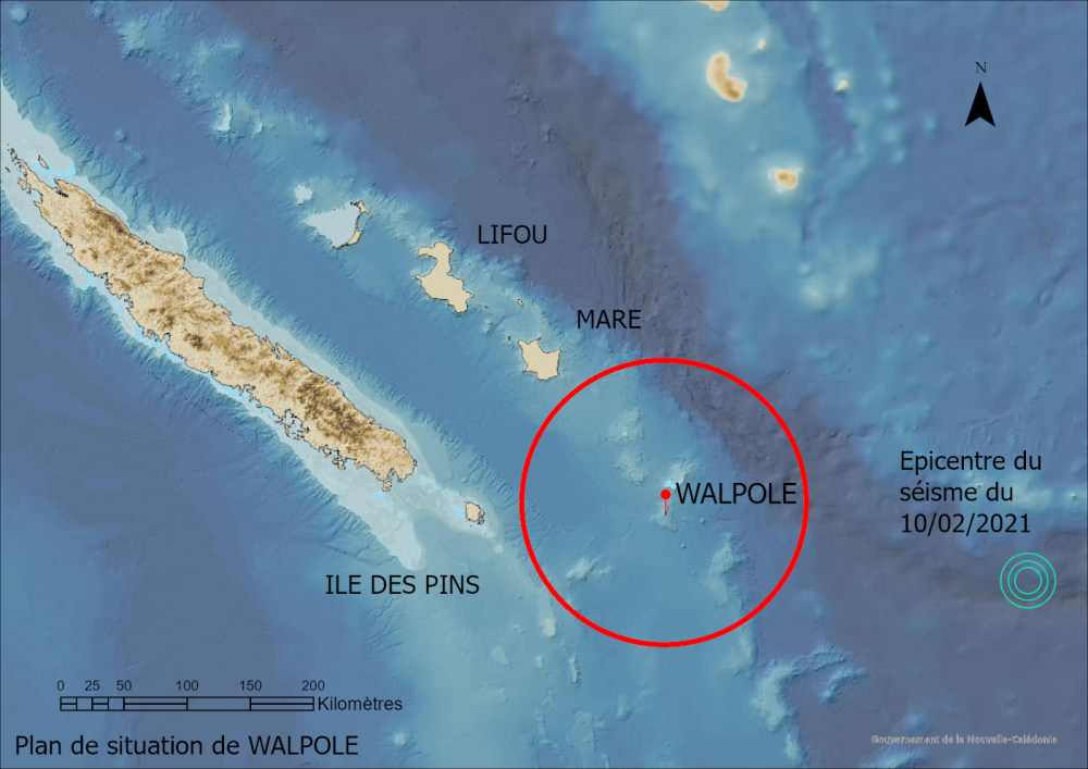 Plan de situation de WALPOLE