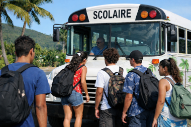 Transport scolaire pour les lycéens de la Province Nord