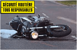 Accident de la circulation routière des roues motorisées